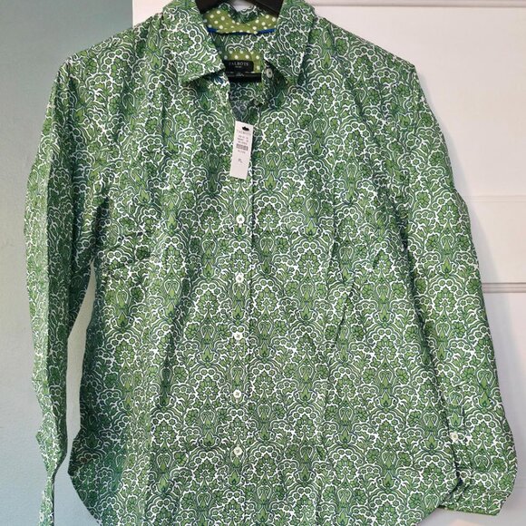 Tags on - Modern Classic Forest Green Button Down Shirt - Picture 1 of 1